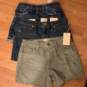 3 pairs of shorts